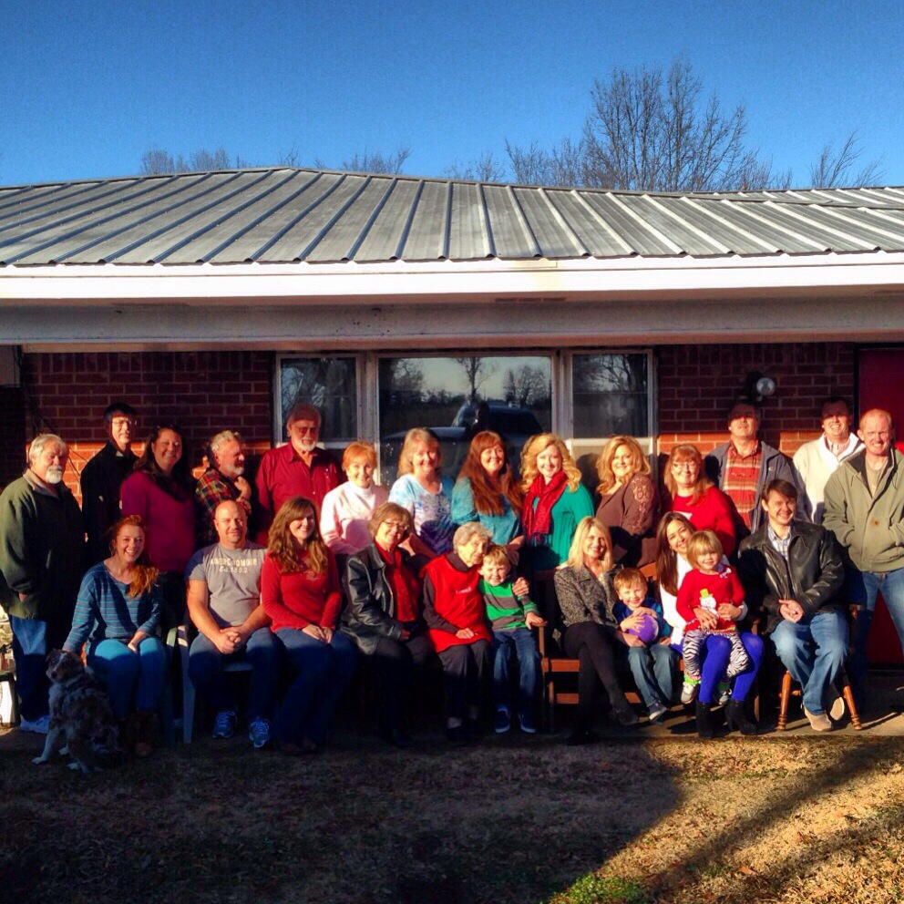 The last family photo made at Grandma's house. Christmas 2013.